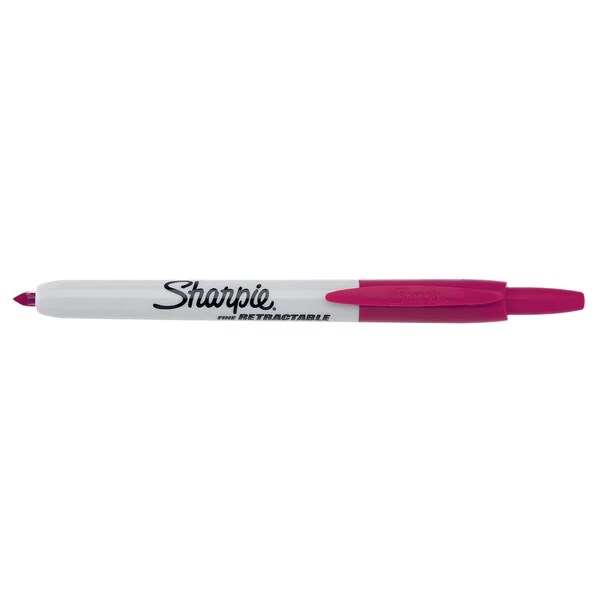 Sharpie Retractable Berry